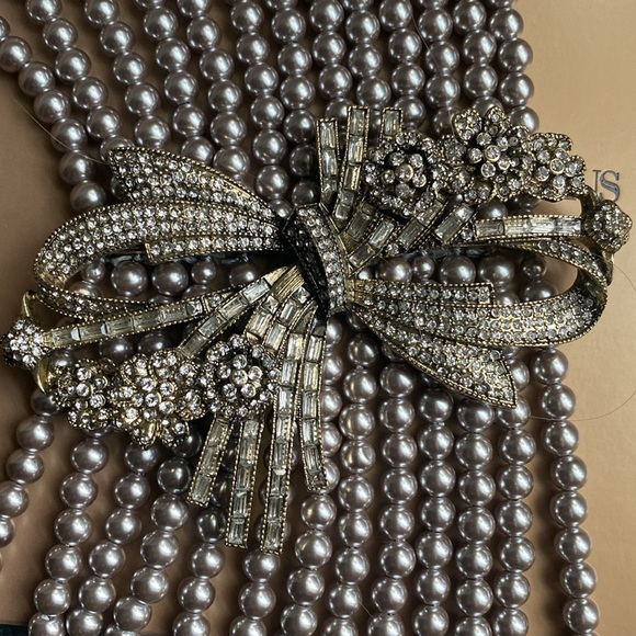 NWT! HEIDI DAUS® “Best in Bows" Beaded Crystal Multi-Strand Bow Necklace - Picture 7 of 17